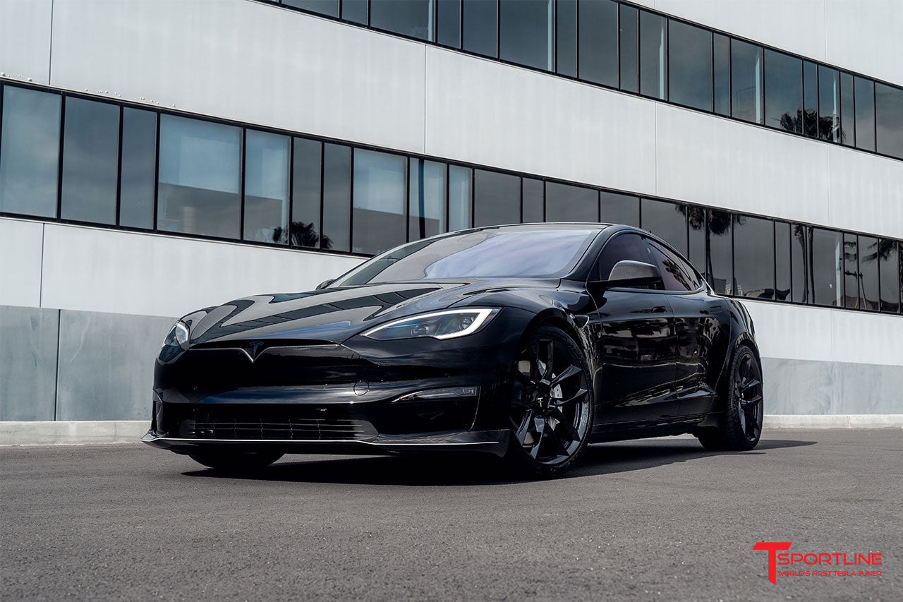 10 Year Anniversary Edition 1 of 10 - Black Model S Plaid with White and Black Ferrari Interior