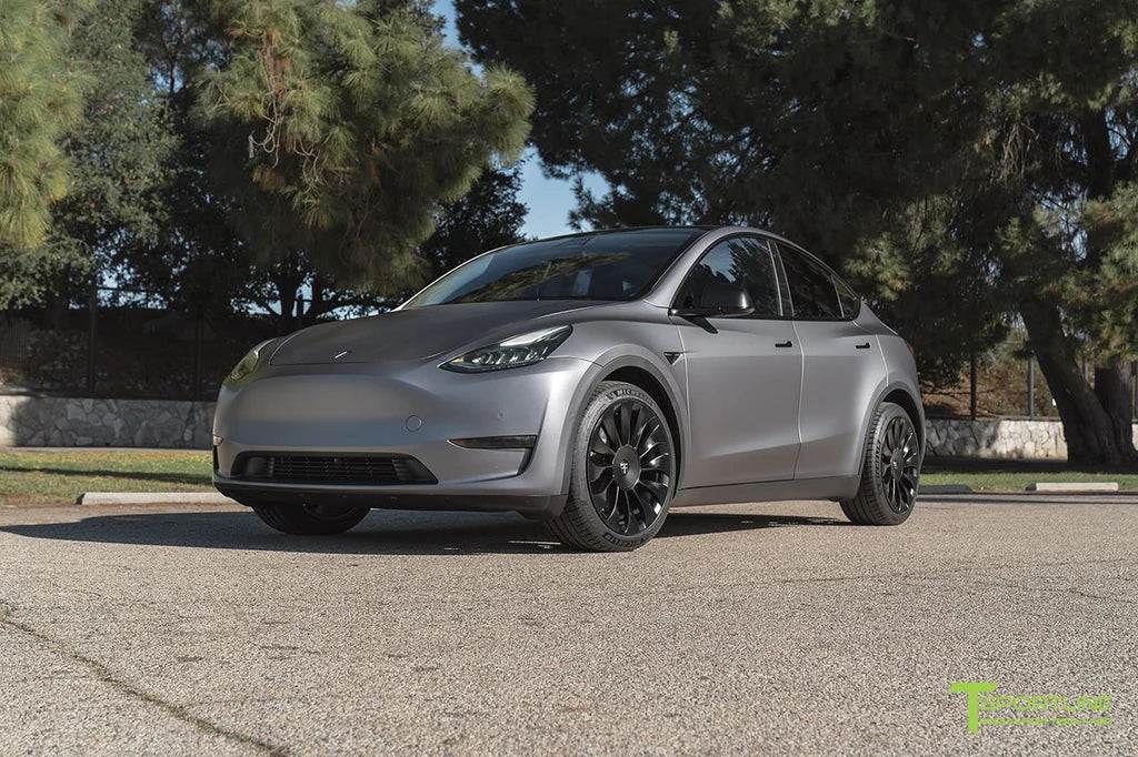 3M Matte Gray Model Y with 20" TSV Flow Forged Wheels