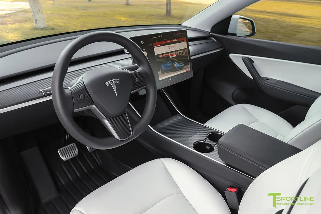 Uber White Interior Seat Upgrade - Black Suede Insignia