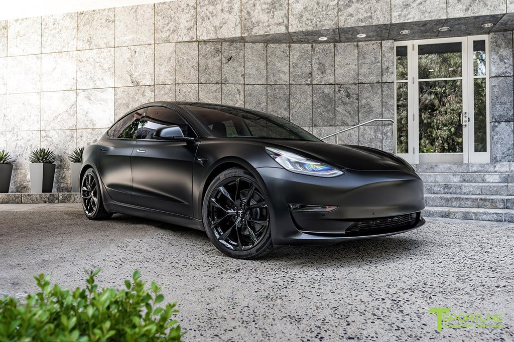 Xpel Protection Film Stealth Black Model 3 with 19" TSS