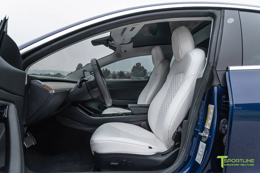 Uber White Seat Upgrade - Signature Diamond