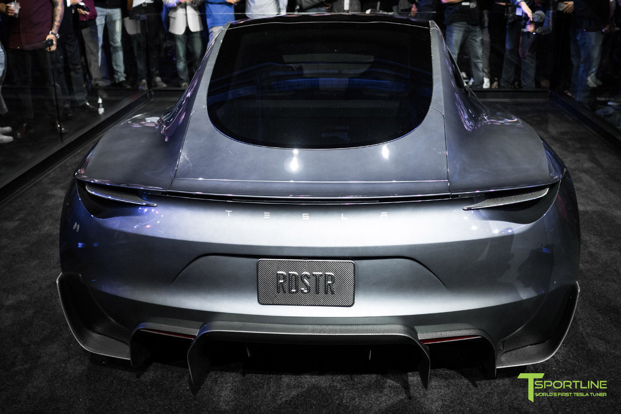 Tesla Roadster Unveiling Photos in Red Multi-Coat and Midnight Silver Metallic with Interior by T Sportline