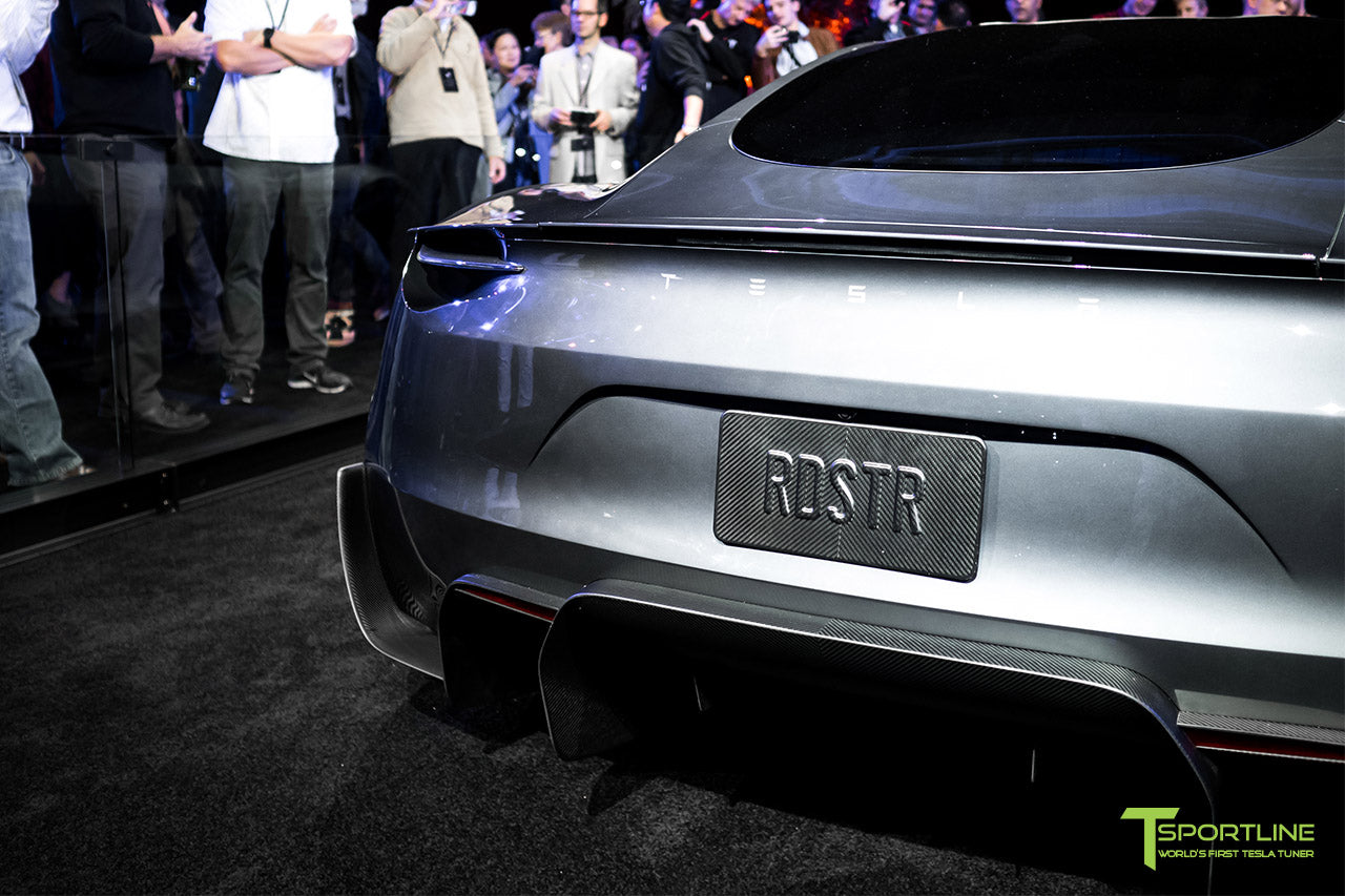 Tesla Roadster Unveiling Photos in Red Multi-Coat and Midnight Silver Metallic with Interior by T Sportline