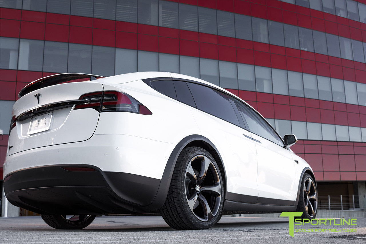 2016 Tesla Model X 90D Ludicrous - White Interior - 22 inch MX5 Forged Wheels Custom Midnight Purple