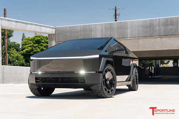 PurePPF Platinum Tesla Cybertruck with Gloss Black 24
