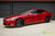 Red Multi-Coat Tesla Model S 2.0 with 21" TS115 Forged Wheel in Matte Black 