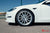 Pearl White Tesla Model S Plaid with TS112 21" Tesla Forged Wheels in Brush Satin