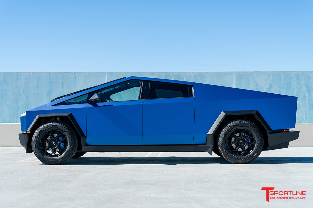 CT7 20" Tesla Cybertruck Fully Forged Lightweight Tesla Wheel and Tire Package (Set of 4)