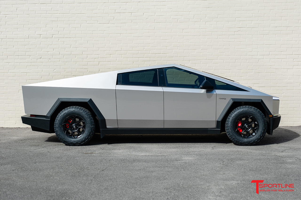 CT7 18" Tesla Cybertruck Fully Forged Lightweight Tesla Wheel and Tire Package (Set of 4)
