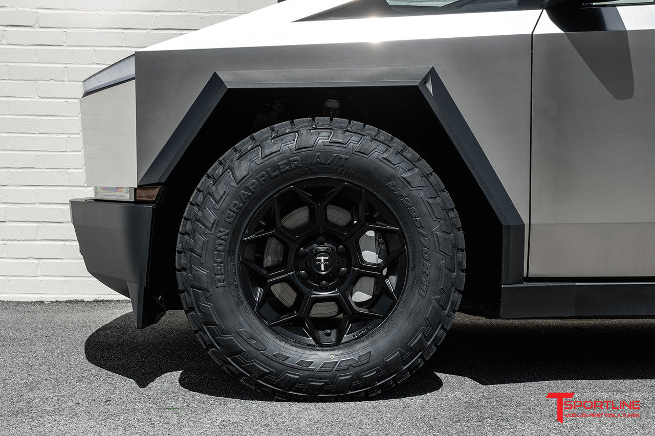 Super Saver! Tesla Cybertruck CT7 18" Fully Forged Lightweight Tesla Wheel (Set of 4)