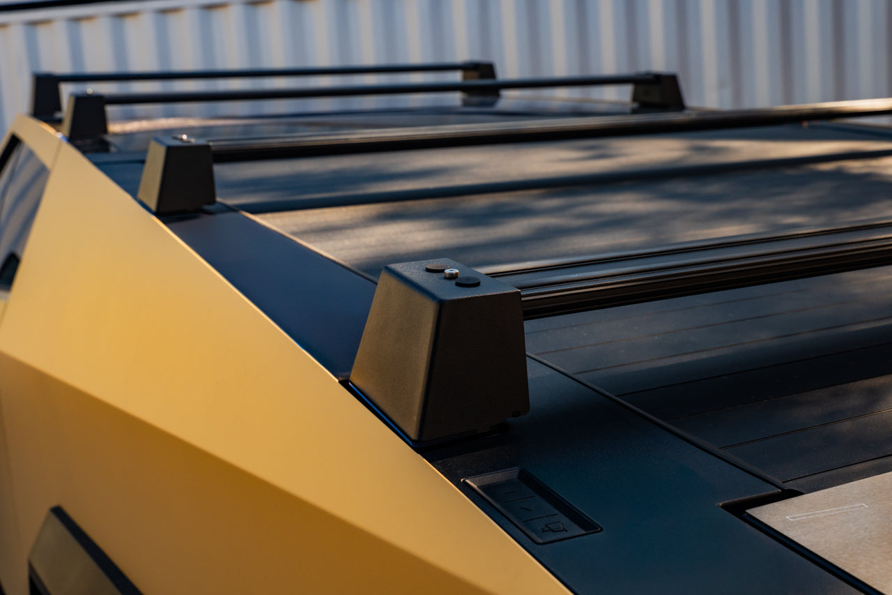 Tesla Cybertruck Cargo Crossbars for Roof / Bed Rail Rack Set of Four (4 Cross Bars)