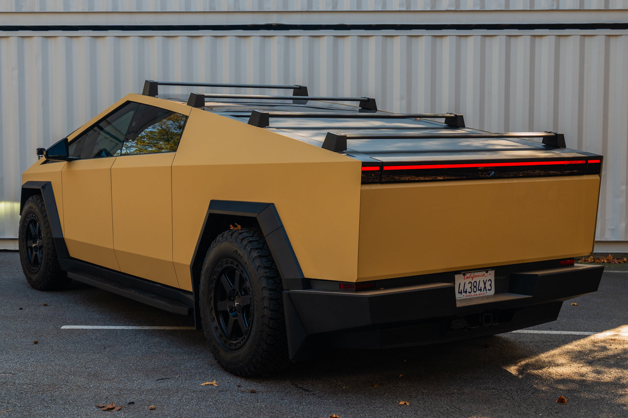 Tesla Cybertruck Cargo Crossbars for Roof / Bed Rail Rack Set of Four (4 Cross Bars)