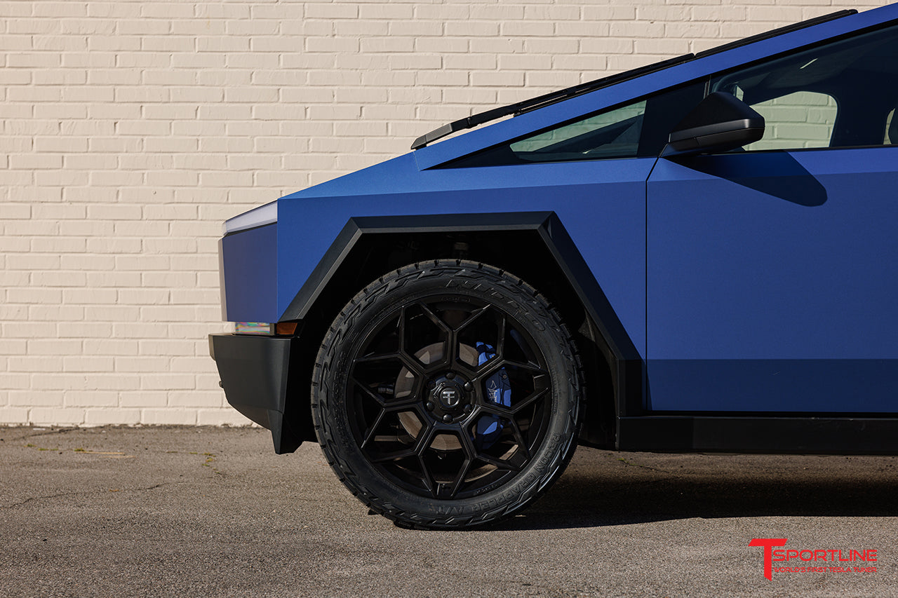 Tesla Cybertruck CT7 24" Fully Forged Lightweight Tesla Wheel (Set of 4) Open Box Special!