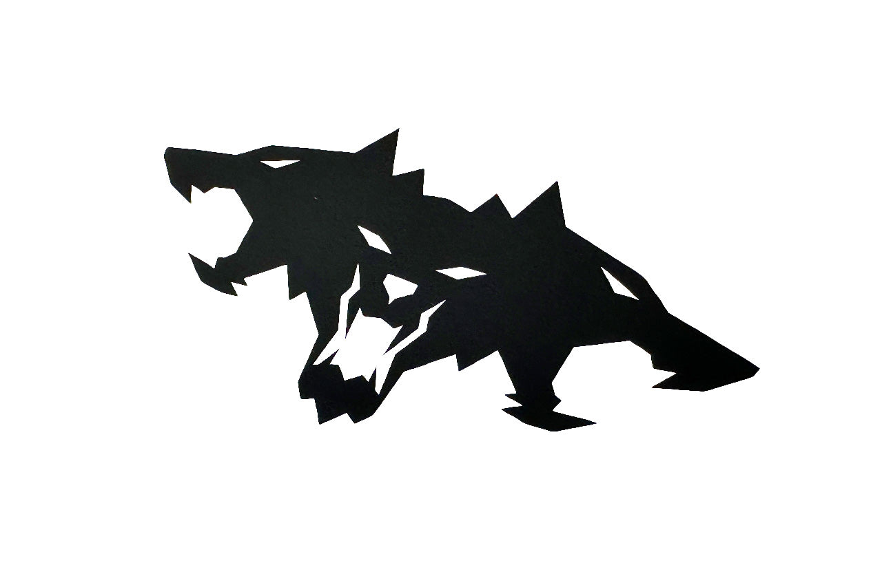Cyberbeast Fender & Small Tailgate Decal for Cybertruck (Vinyl Wrap Replacement Badge)