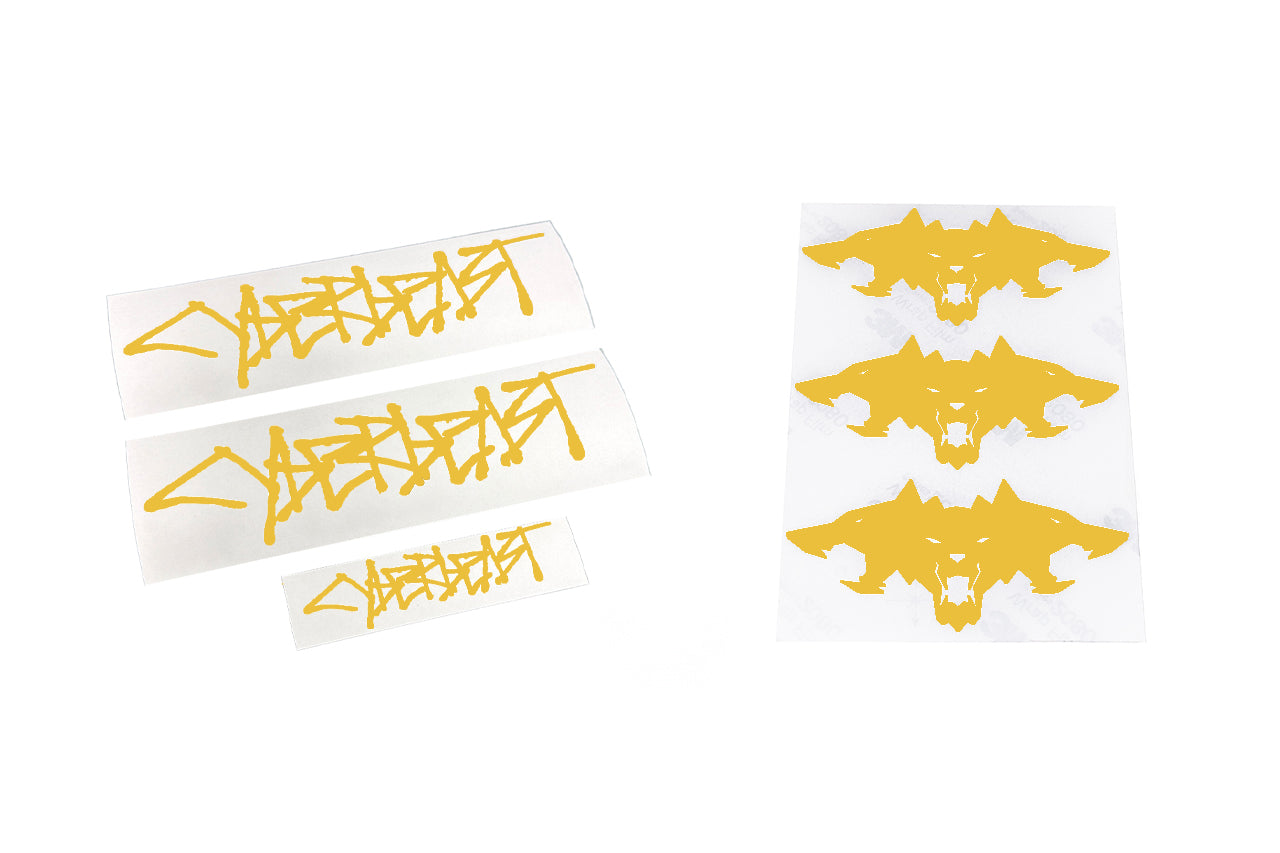 Cyberbeast Fender & Small Tailgate Decal for Cybertruck (Vinyl Wrap Replacement Badge)
