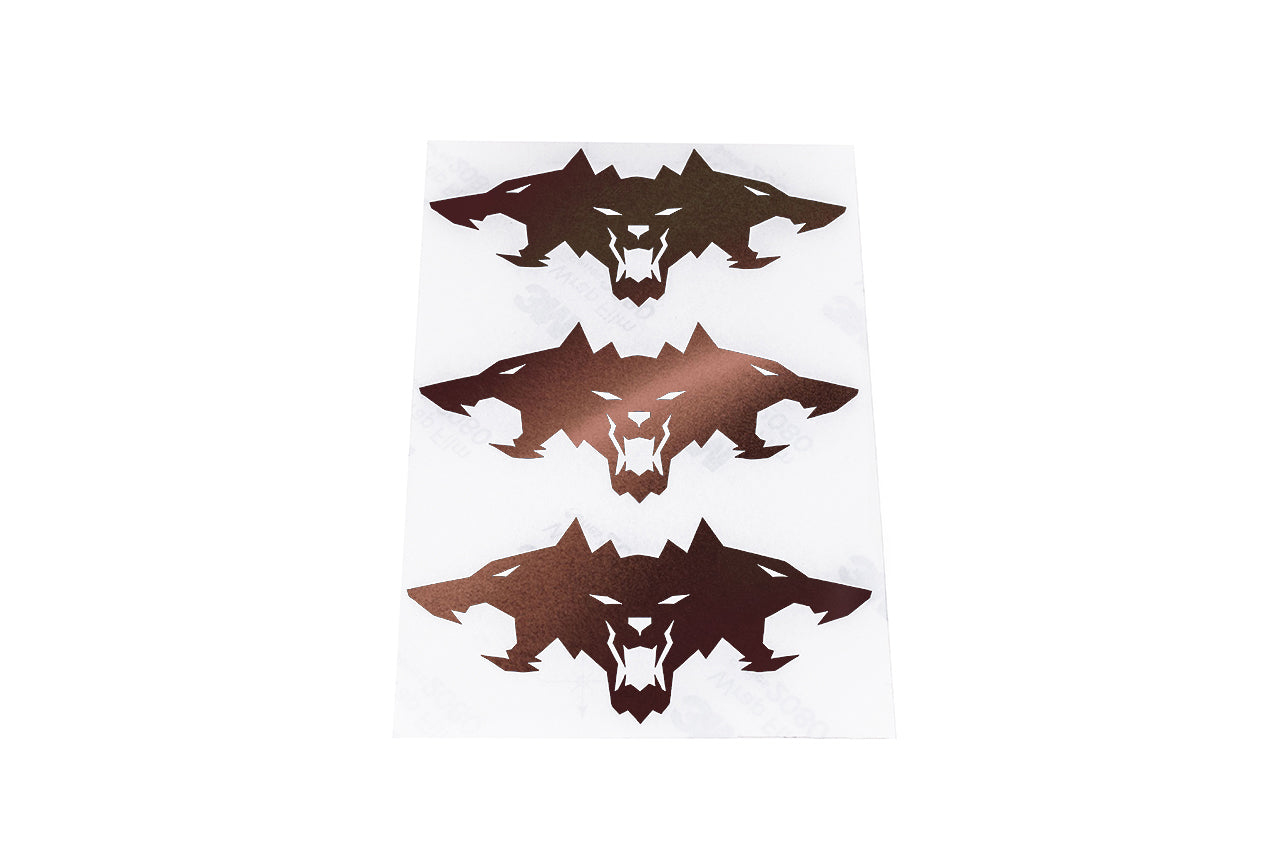 Cyberbeast Fender & Small Tailgate Decal for Cybertruck (Vinyl Wrap Replacement Badge)