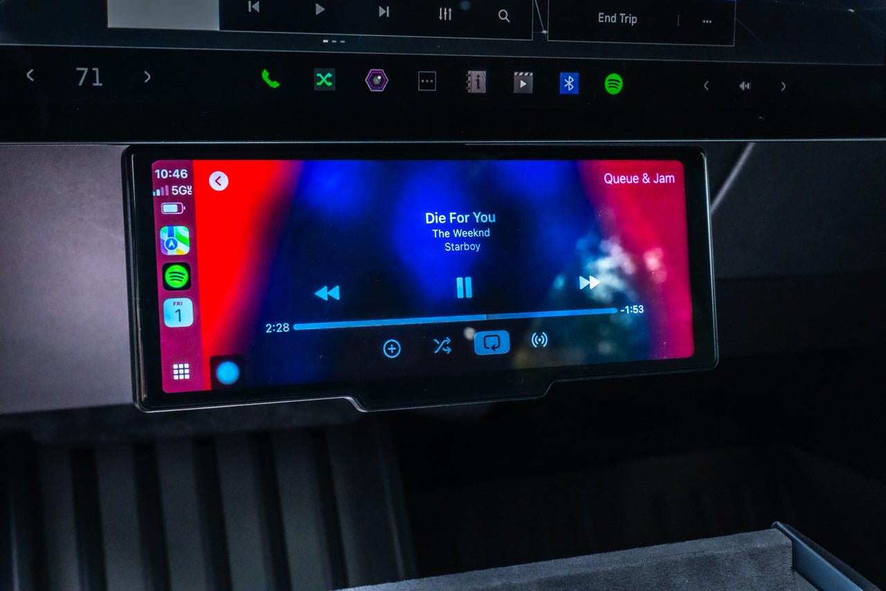 Tesla Cybertruck Apple CarPlay & Android Auto Smart Dash Screen