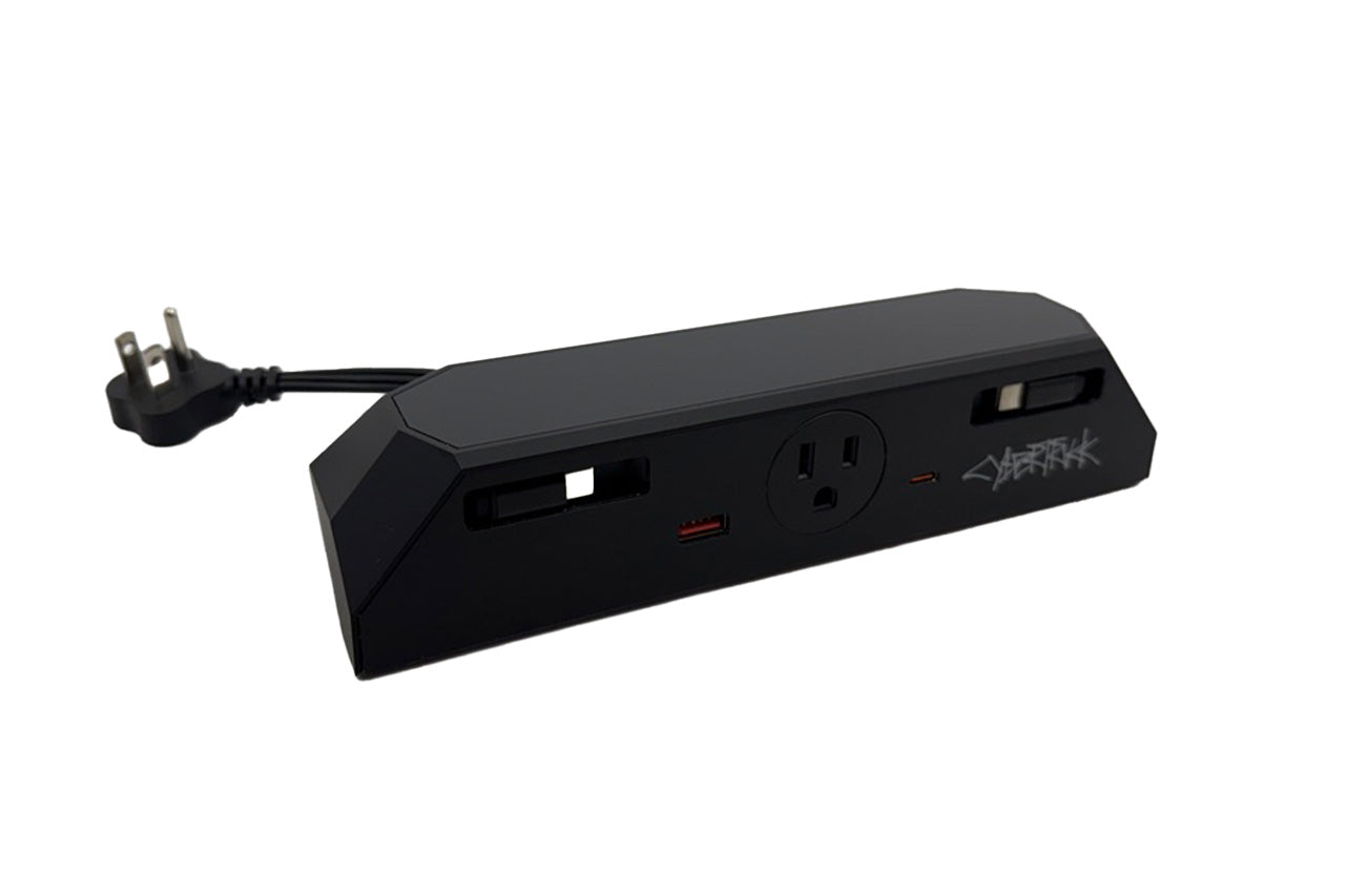 Tesla Cybertruck Center Console Phone and Quad USB / 110v AC Device Power Hub