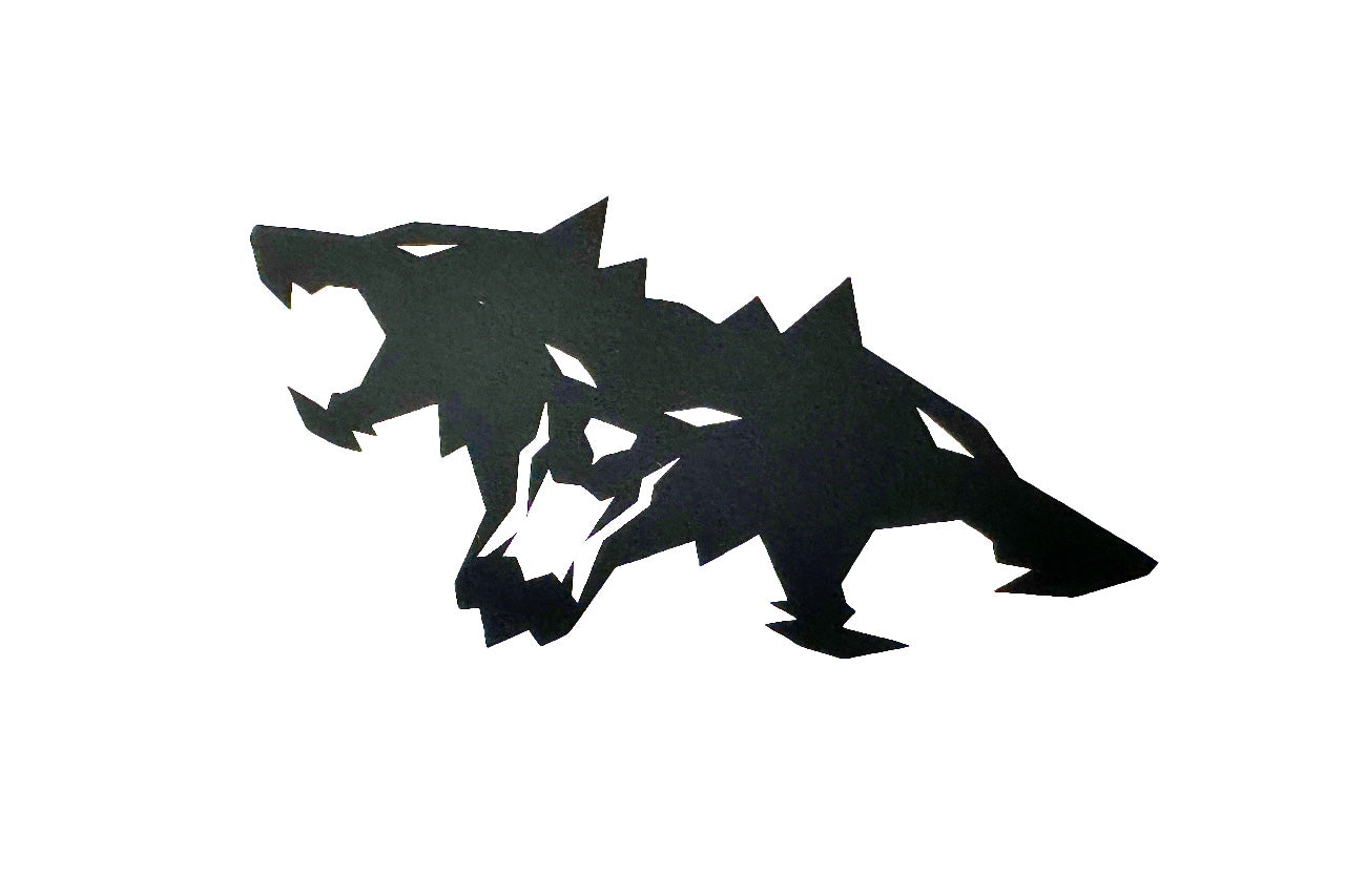 Cyberbeast Fender & Small Tailgate Decal for Cybertruck (Vinyl Wrap Replacement Badge)