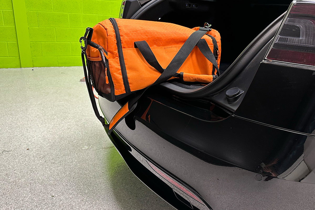 Tesla Model S Plaid &amp; Long Range DIY Paint Protection Film (PPF) Kit Rear Trunk Bumper &amp; Luggage Area