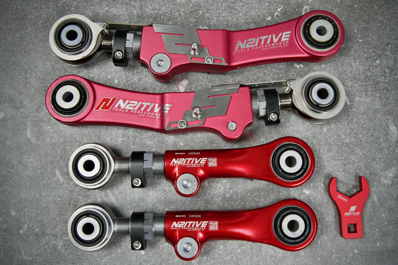 Tesla Model S / X (2012- 01/2021) Rear Suspension Adjustable Camber Arms, SX-2 N2ITIVE