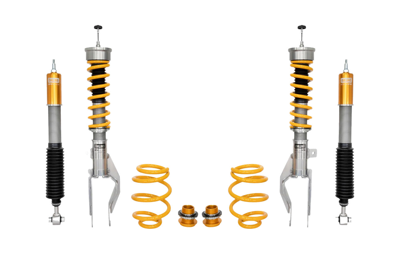 Tesla Model 3 / Y Road & Track DFV Comfort Ride Öhlins Adjustable Coilover Shocks & Springs Package (Ohlins)
