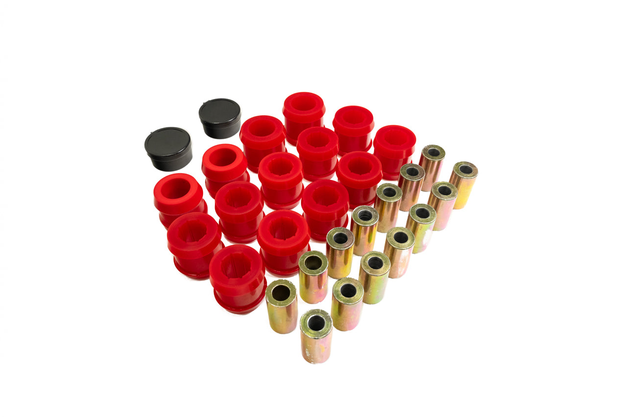 Tesla Model 3 / Y High Performance Polyurethane Rear Control Arm (Knuckle, Aft, Fore & Toe Links) Bushing Set