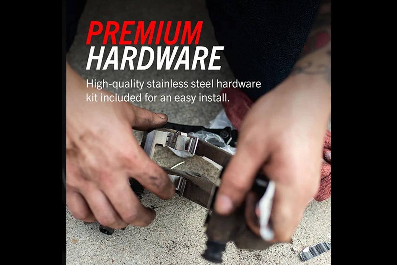 Tesla Model 3 / Y "Dust & Rust Free" Upgrade Replacement / Performance Brake Rotor and Pad Set