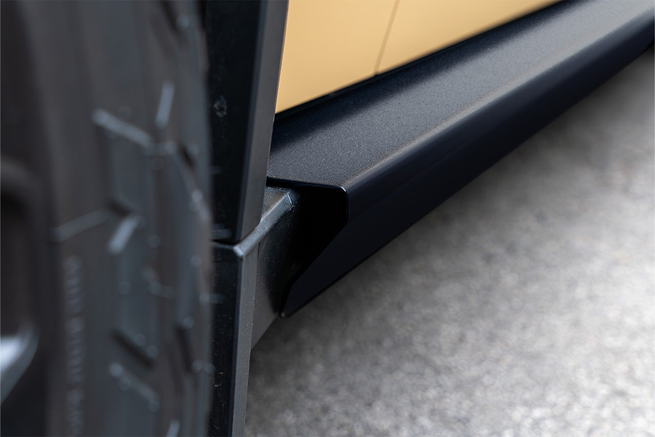 SPECIAL DEAL! Tesla Cybertruck Side Step and Lower Rocker Cladding Armor -  COSMETIC BLEM