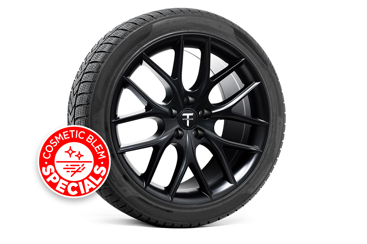 COSMETIC BLEM SPECIAL! TSR 19" Tesla Model S Long Range & Plaid Wheel and Tire Package (Set of 4)