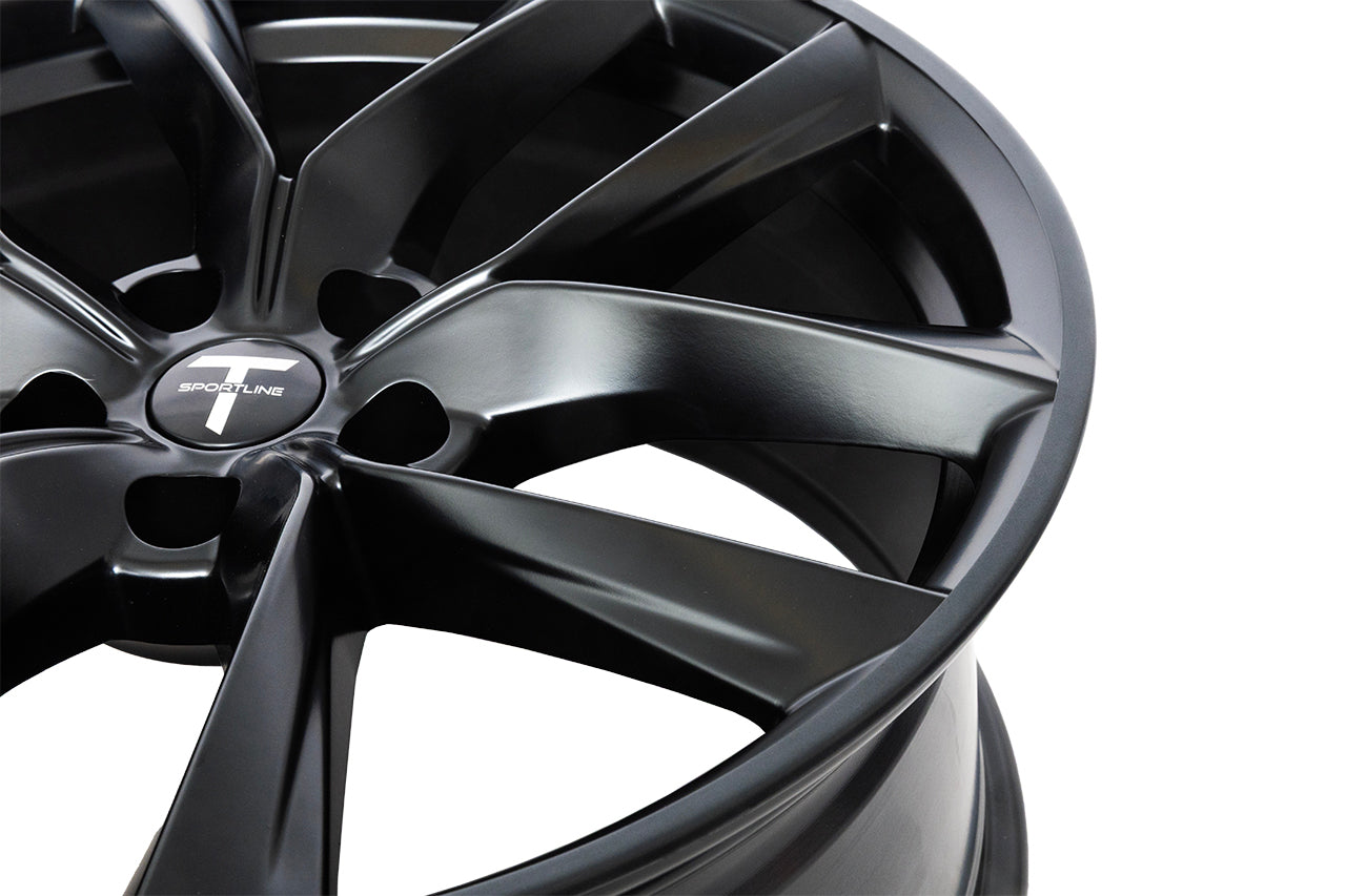 Tesla Wheel Rim Protection System - Aluminum Ring Curb Rash / Scratch Guards (Set of 4)