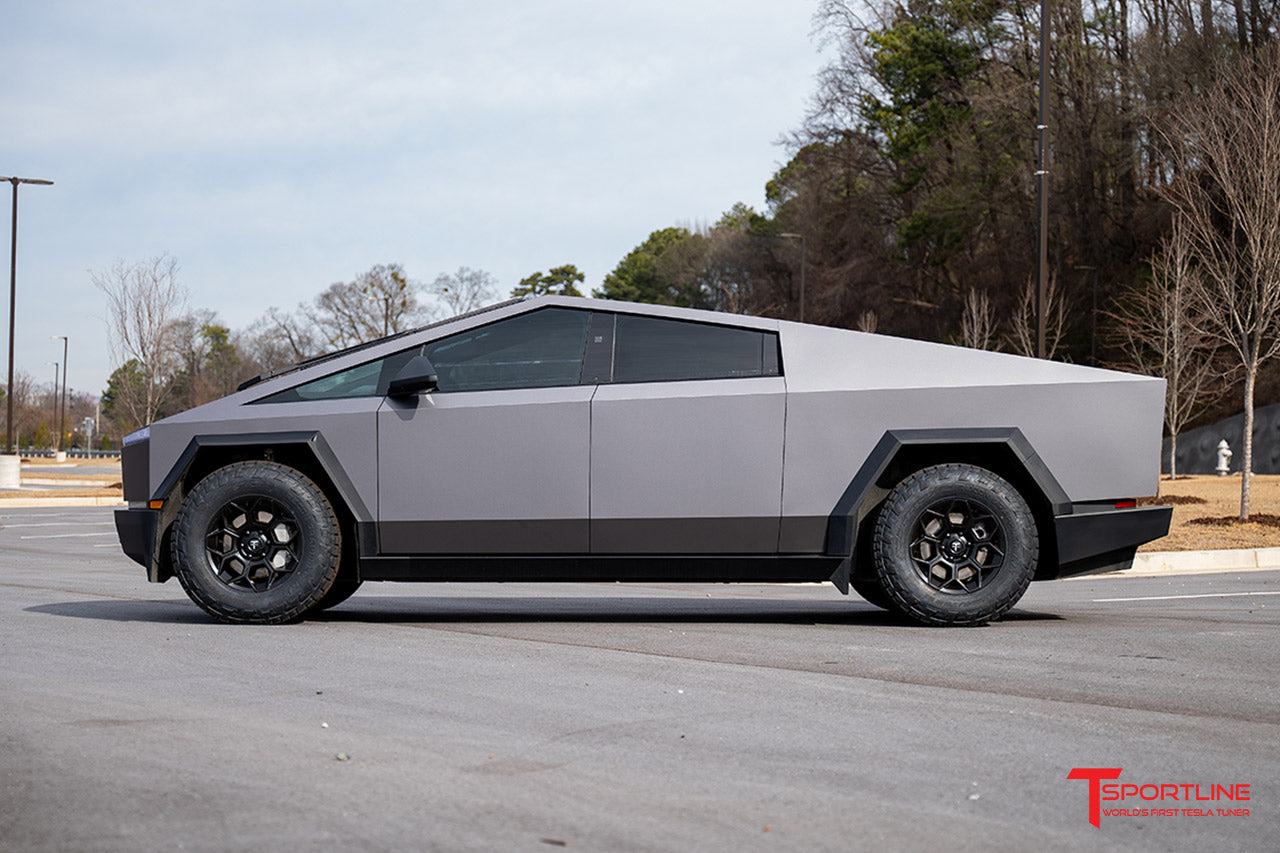 CT7 18" Tesla Cybertruck Fully Forged Lightweight Tesla Wheel and Tire Package (Set of 4)