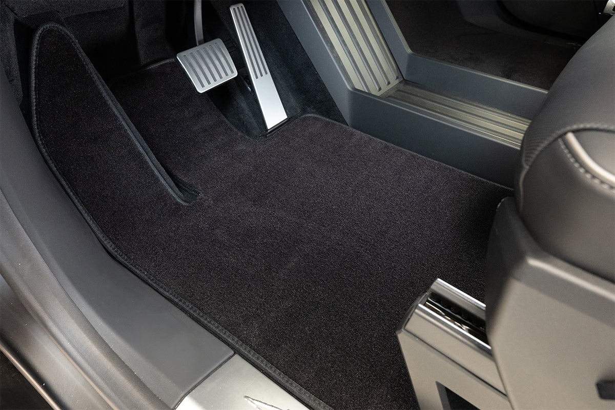 Tesla Cybertruck Precision Fitment Embroidered Carpet Floor Mat Set