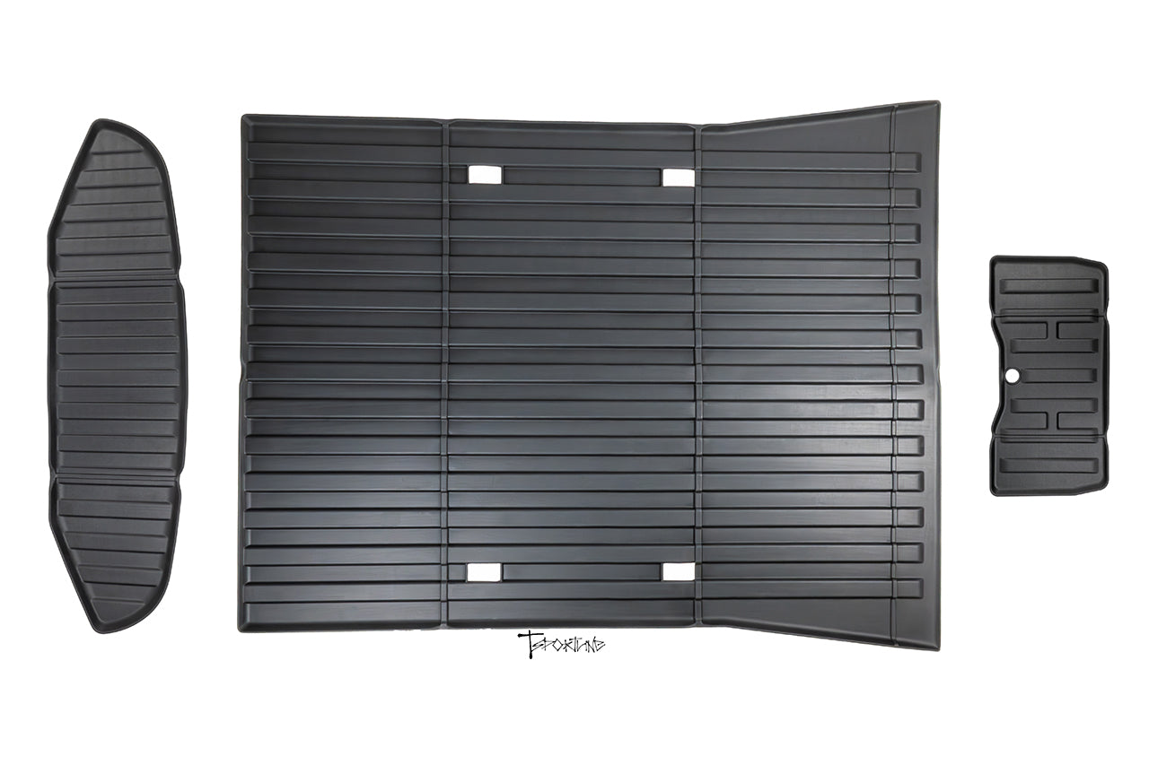 Tesla Cybertruck All Weather Bed and Cargo Liners - Bed, Frunk, Under Bed Storage Trunk Mats