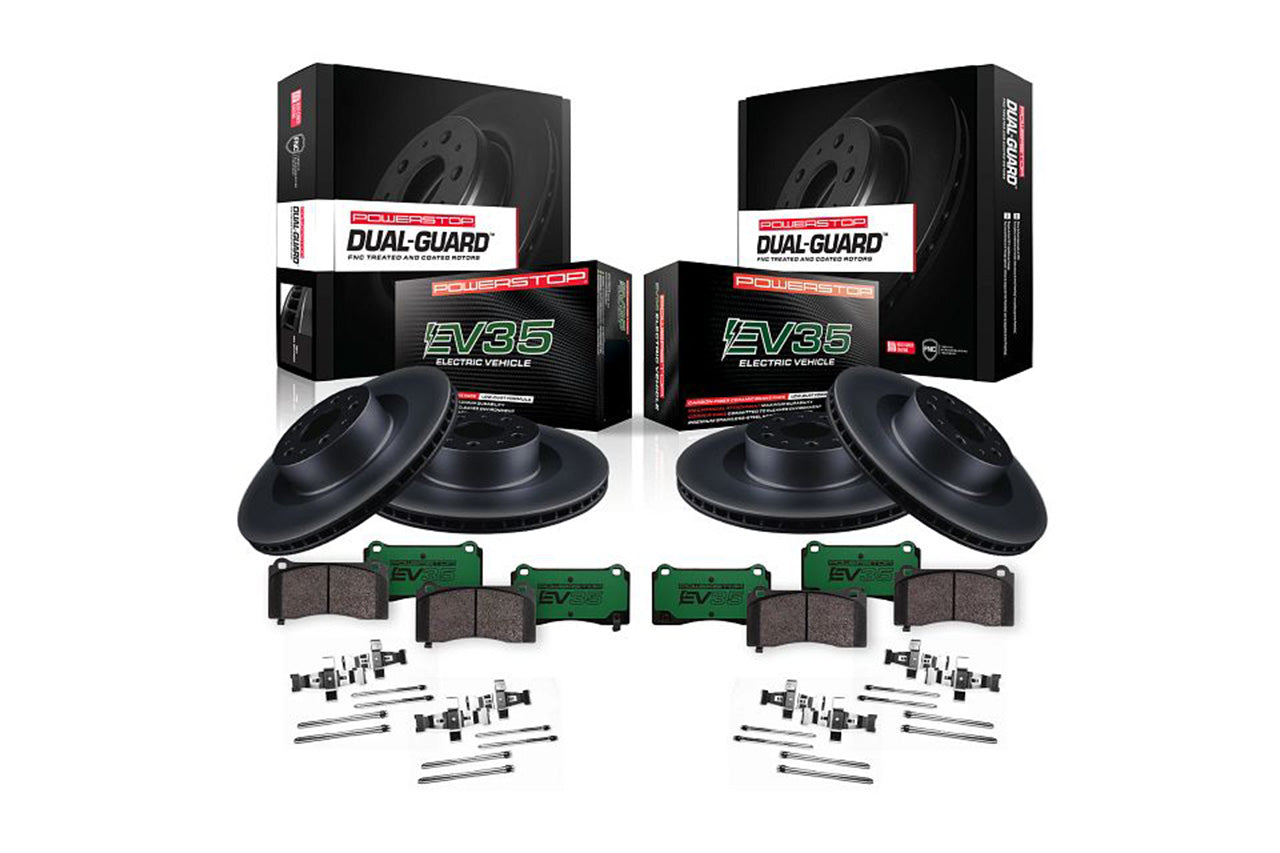 Tesla Model 3 / Y "Dust & Rust Free" Upgrade Replacement Brake Rotor and Pad Set