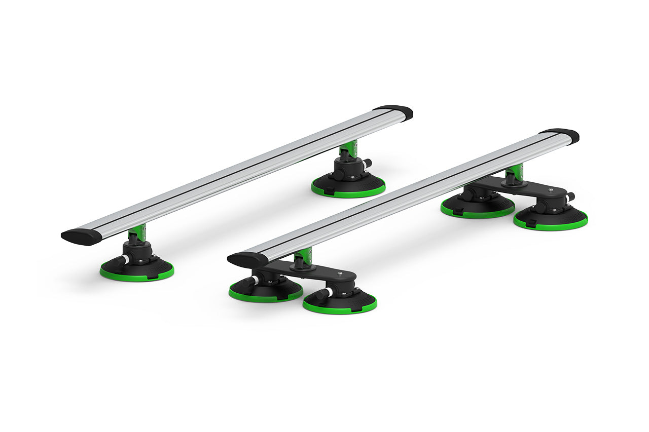 Tesla Vacuum Cup Quick Mount Crossbar Multi-Sport & Cargo TreeFrog Pro Roof Rack