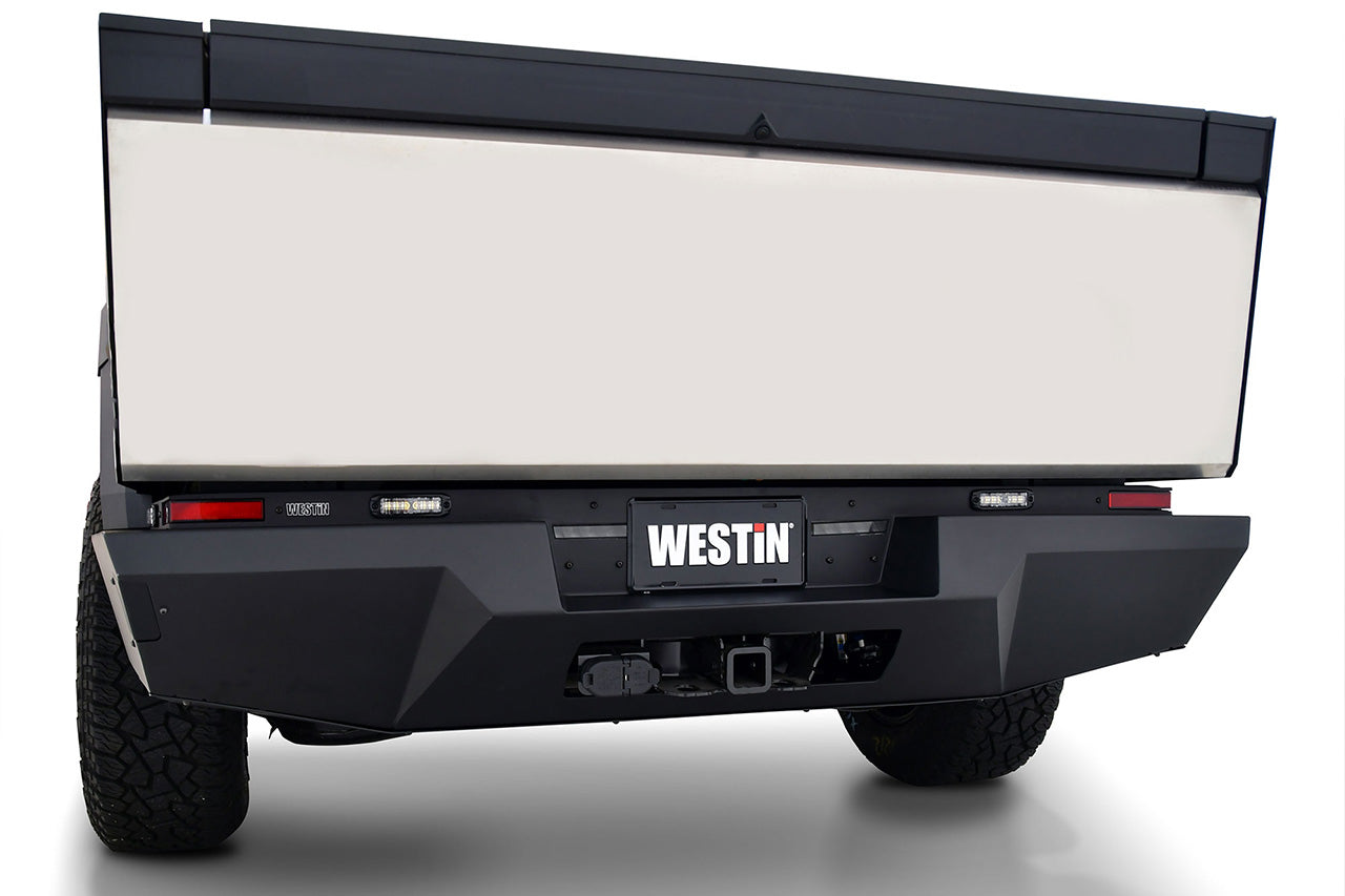 Tesla Cybertruck Westin Pro-Series Rear Bumper Finished in Textured Black