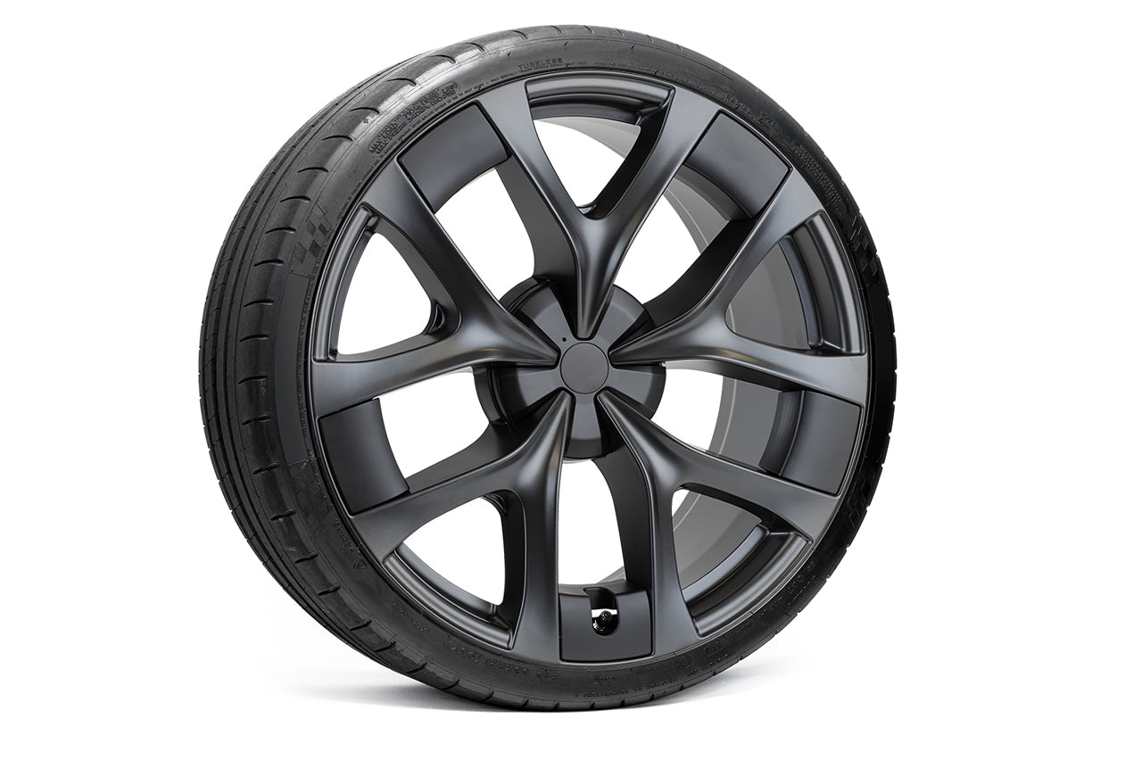 Tesla Model Y 21 Inch Arachnid 2.0 Style Replacement Wheels & Tires