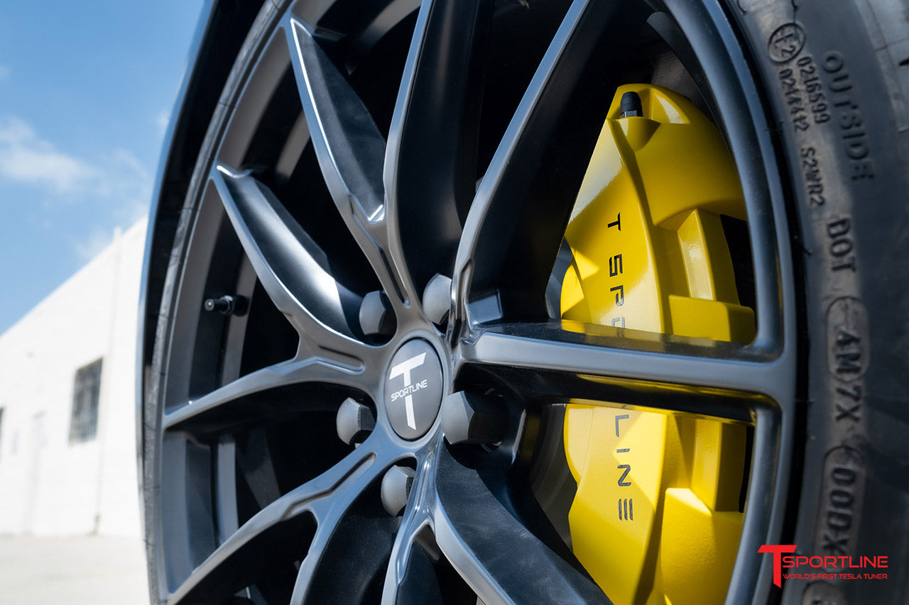 OPEN BOX SPECIAL! Tesla Model 3 / Y Brake Caliper Cover Set - Performance Look - Precision Fit Die Cast Bolt-on