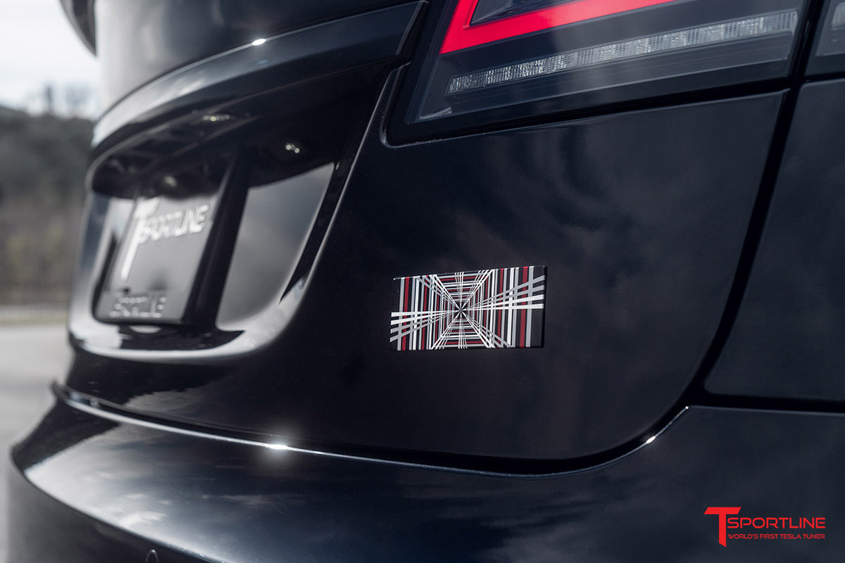 Tesla PLAID Logo Badge Trunk Emblem