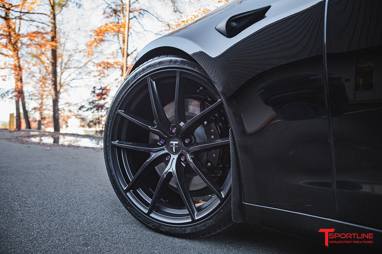 Tesla Model S Long Range & Plaid TSF 21" Wheel and Tire Package (Set of 4) Open Box Special!
