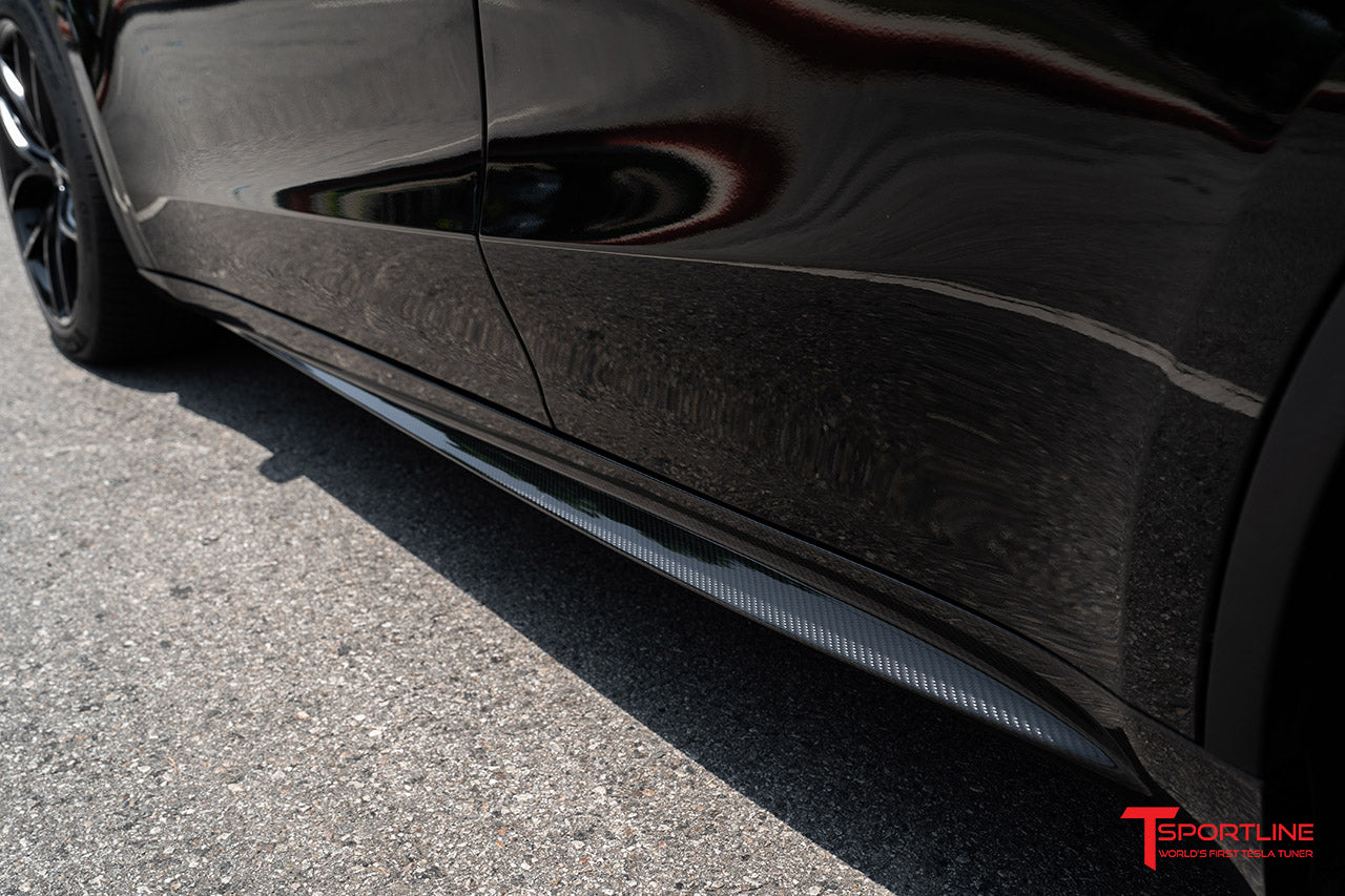 Tesla Model Y Carbon Fiber Sport Aero Body Package