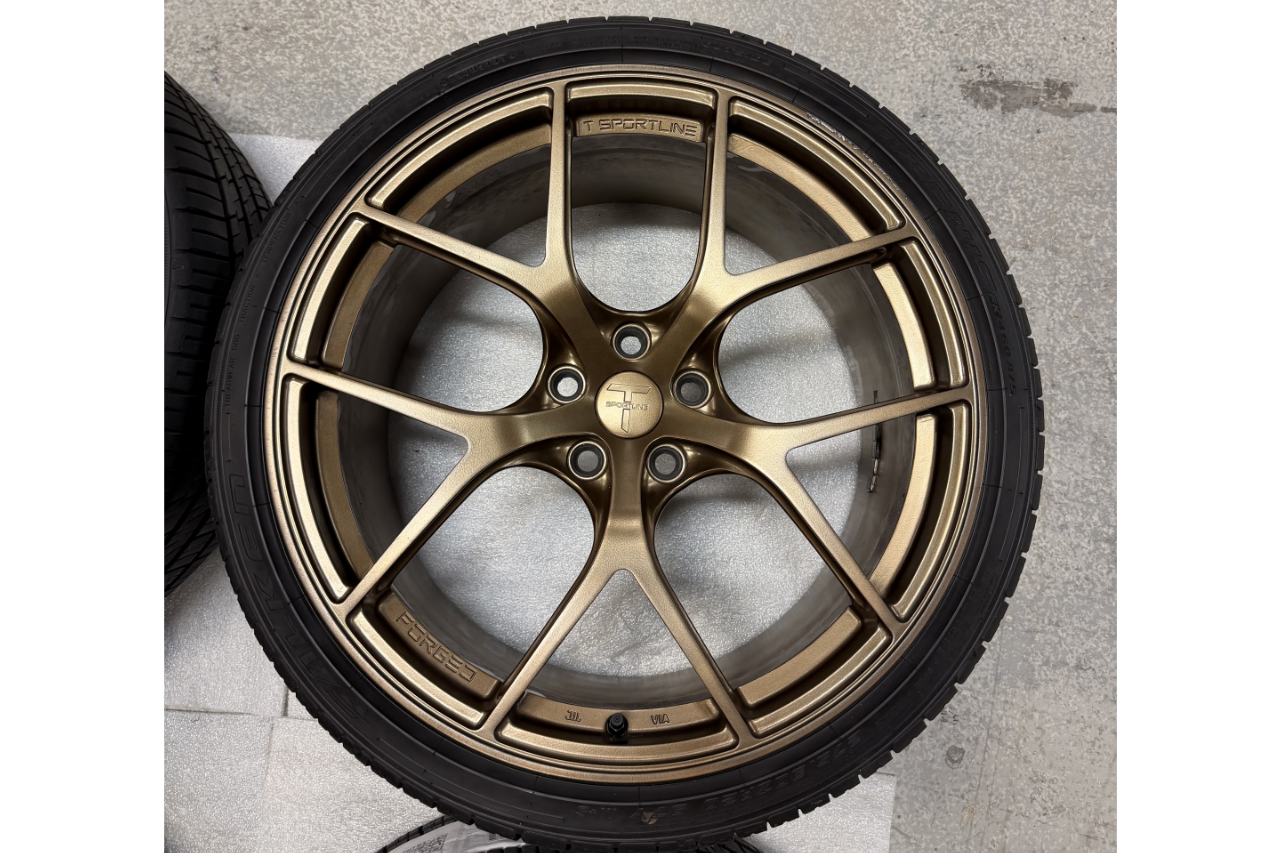 MARKETING DEMO DEAL! TXL115 20" Tesla Model 3 Fully Forged Lightweight Tesla Wheel and Tire Package (Set of 4)
