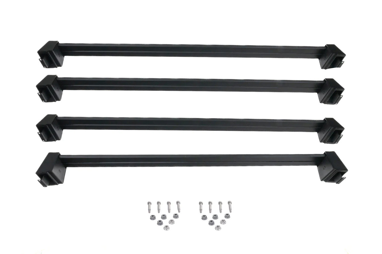 Tesla Cybertruck Cargo Crossbars for Roof / Bed Rail Rack Set of Four (4 Cross Bars)
