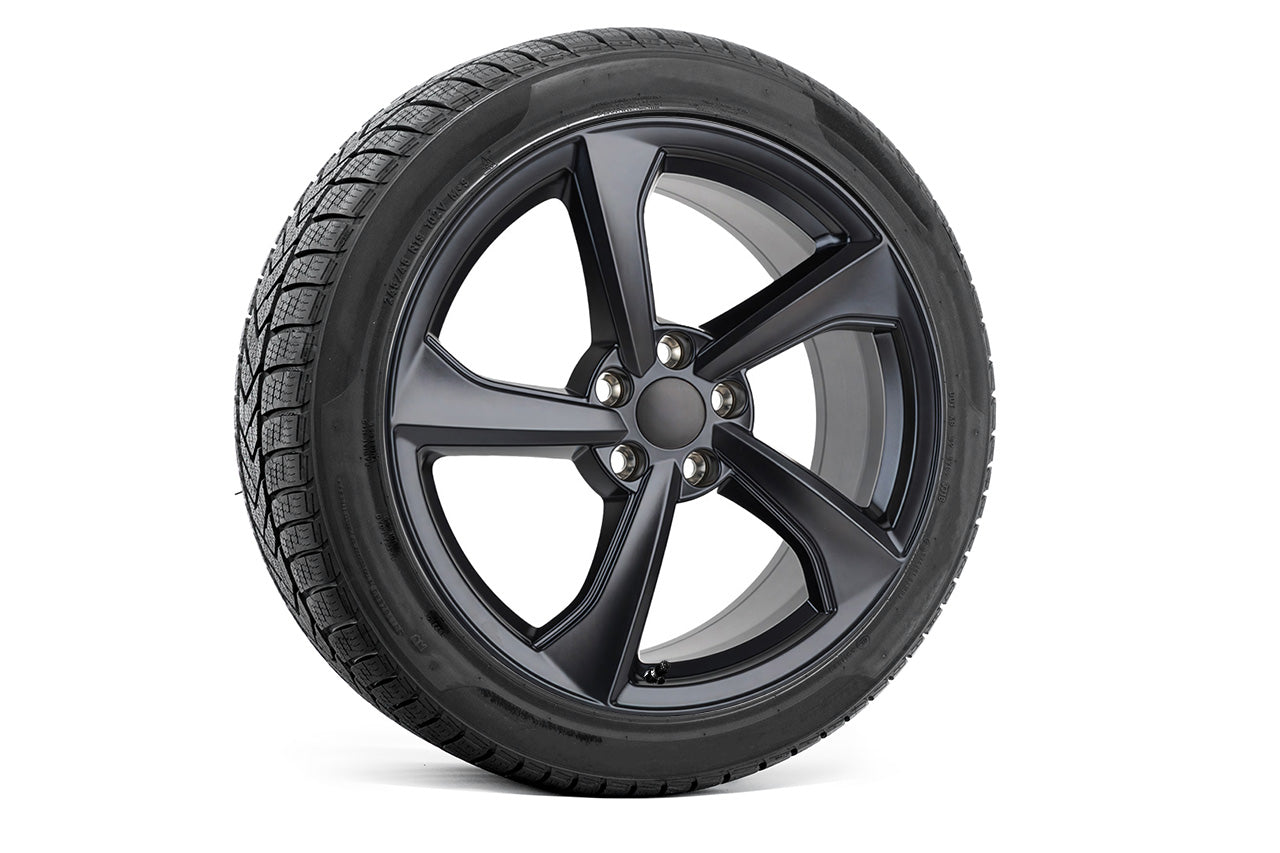 Tesla Model Y 19 Inch Crossflow Style Replacement Wheels and Tires