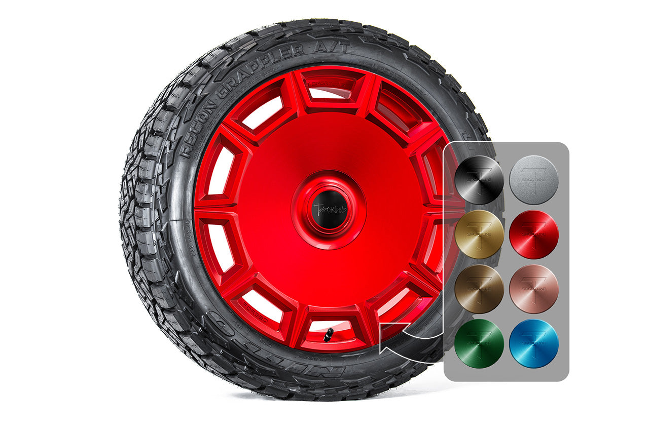 CT10 24" Tesla Cybertruck Fully Forged Monoblock Tesla Wheel and Tire Package (Set of 4)