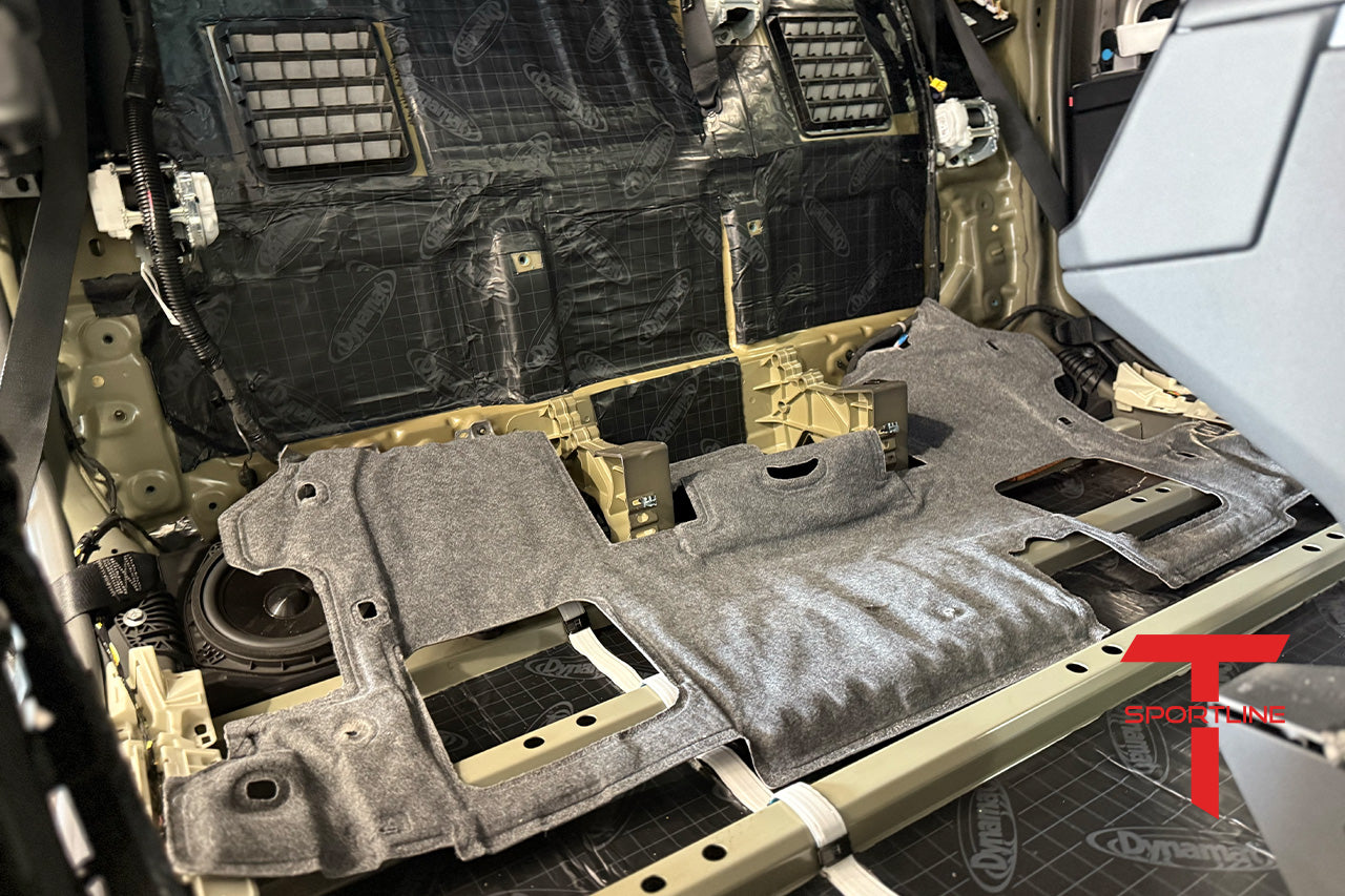 Tesla Cybertruck Dynamat Sound Deadening & Noise Cancellation Insulation