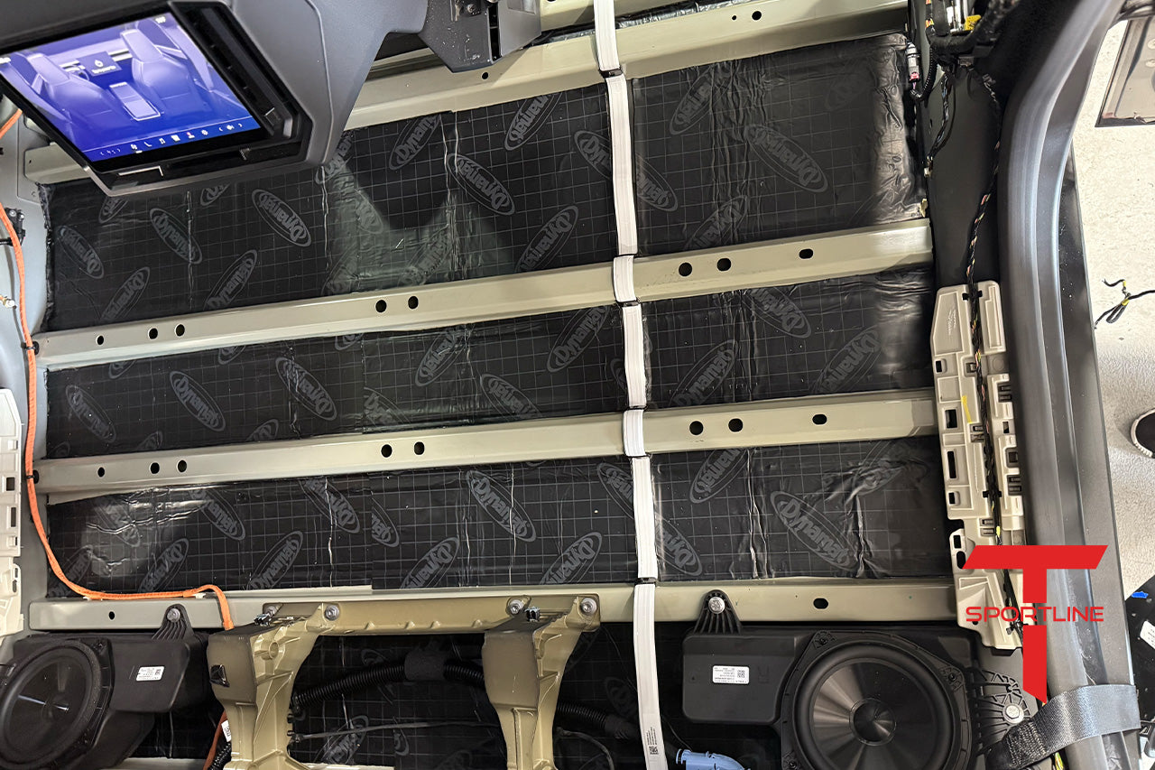 Tesla Cybertruck Dynamat Sound Deadening & Noise Cancellation Insulation