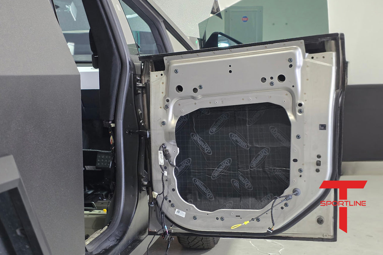 Tesla Cybertruck Dynamat Sound Deadening & Noise Cancellation Insulation