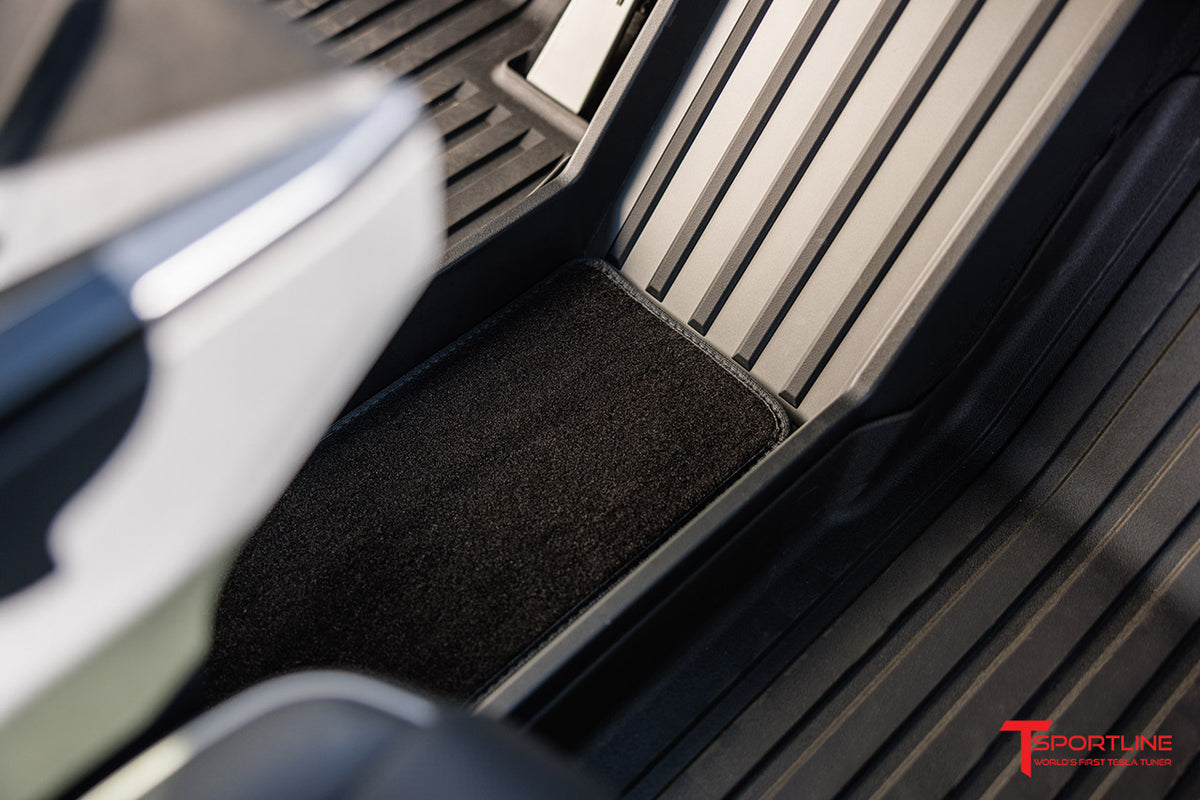 Tesla Cybertruck Precision Fitment Lower Center Console Carpet Liner Mat